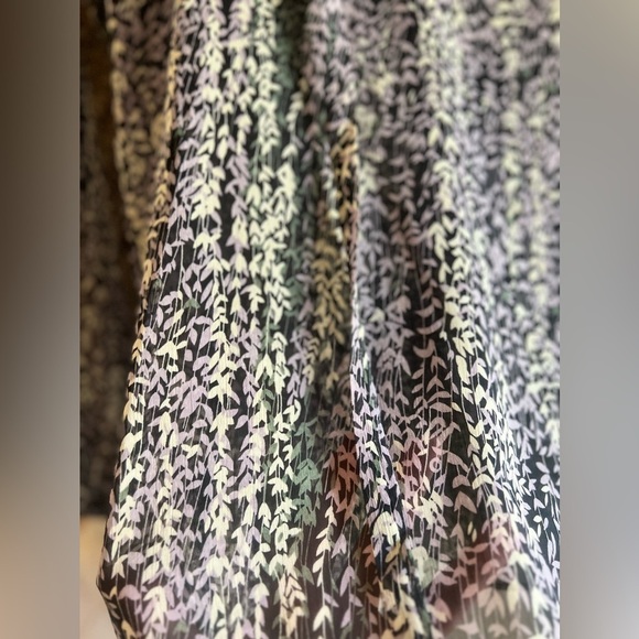 NWT Hayden Tie Neck Peasant Blouse - Picture 5 of 7